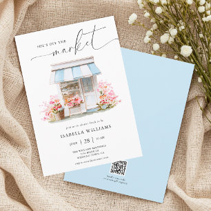 Convites Floral Noiva Recém Chegada Chá de Bebê