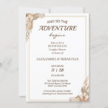 Convites Floral Pampa Grass Honeymoon Shower Invitation<br><div class="desc">Add your own event information and for further customization,  click the link "click to customize further". ~ Check collection for matching games,  invitation,  signs,  and more ~</div>