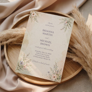 Convites Floral Pastel Suave