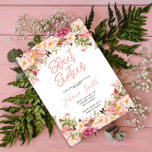 Convites Floral Pink Blush Sessenta Aniversário<br><div class="desc">Celebre seus 16 anos em estilo com nosso encantador convite à Noite-de-Aniversário, Rosa-Rosa-Rosa-Floral, onde a elegância encontra o charme juvenil. Adorado com delicadas floradas de peônias em tons suaves, este convite exude sofisticação e graça, definindo o tom perfeito para a sua celebração do marco. Quer você esteja planejando uma reunião...</div>