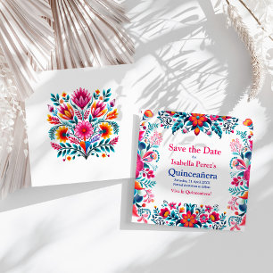 Convites Floral Quinceanera Festa Mexicana Mexicano Salve a