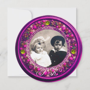 CONVITES FLORAL RENASCENTISTA FLORENTINA, FRUTAS ROSADAS MO