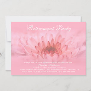 Convites Floral Rosa Elegante do Partido da Reforma