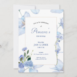 Convites Floral Roxo 