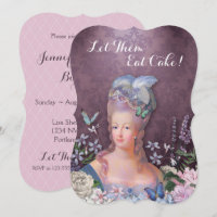 Floral roxo de Marie Antoinette