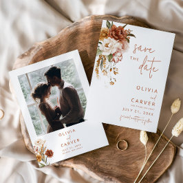Convites Floral Sunset Wedding Salvar Data