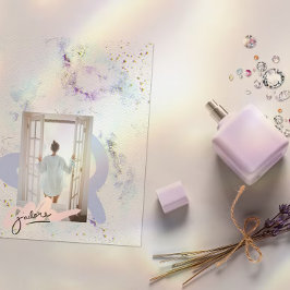 Convites Floral Textured Paper Elegant Wedding Invitation