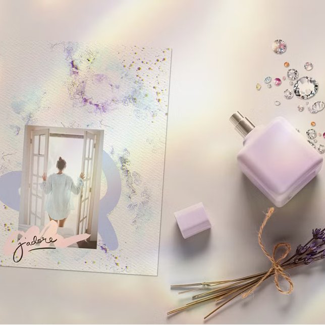 Convites Floral Textured Paper Elegant Wedding Invitation (Criador carregado)