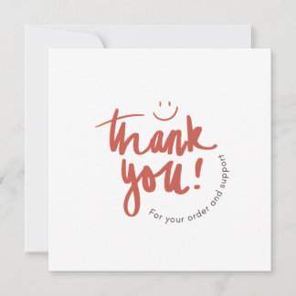 Convites Floral Thank You Business Card – Small Business 