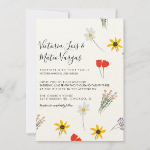 Convites Floral Verde Silvestre Casamento Bege
