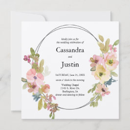 Convites Floral Wedding