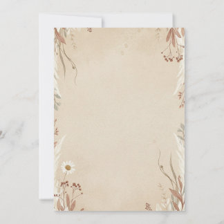 Convites Floral Wedding Invitations Boho Is Natural