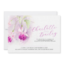 Florchsia aquarela cor-de-rosa profundo paisagem d