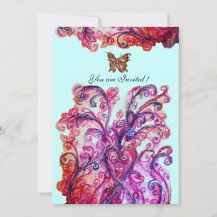 Convites FLOREIOS CAPRICHOSOS vermelho rosa roxo azul brilh
