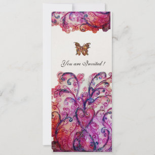 Convites FLOREIOS CAPRICHOSOS vermelho rosa roxo branco bri