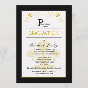 Convites Florence Fleur de Lis Graduação