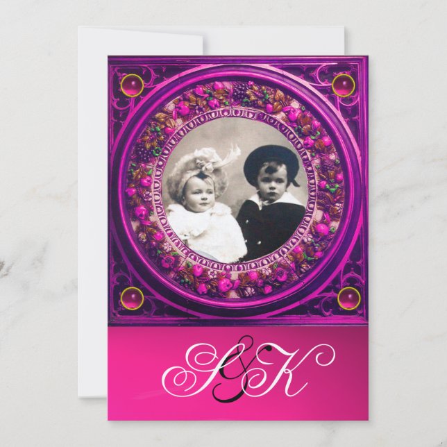 CONVITES FLORENTINE RENAISSANCE FRUTA MONOGRAM (Frente)