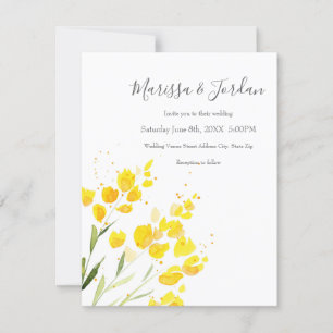 Convites Flores Amarelas