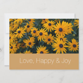 Convites Flores amarelas brilhantes do casamento cristão