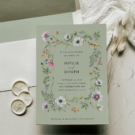 Convites Flores Botânicas | Casamento Verde Suave
