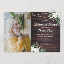 Convites Flores Brancas de Madeira Retirada do Partido da B