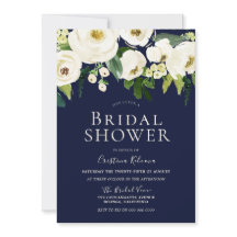 Flores brancas e Chá de panela elegante do Marinho