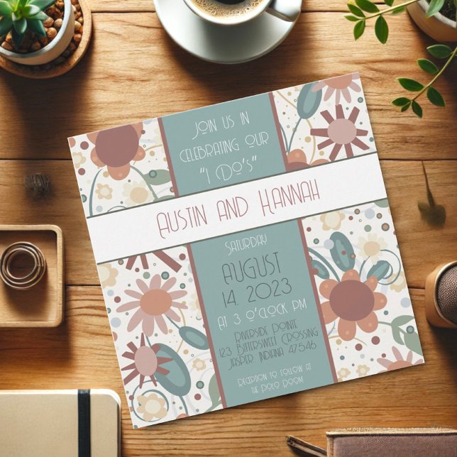 Convites Flores Cheias Inspirividade Casamento Diversão Mod (Criador carregado)