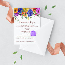 Flores Coloridas De Casamento De Verão