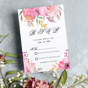 Convites Flores cor de laranja cor de laranja rosa botânico