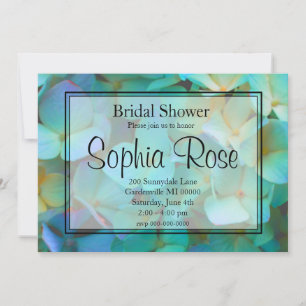 Convites Flores cor-de-rosa-rosa-azul-teal