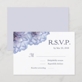 Convites Flores dália lírio branco floral casamento RSVP