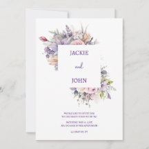 Flores de aquarela. Casamento.