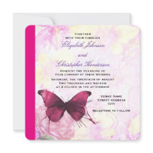 Flores de Aquarela Elegantes com Casamento de Borb