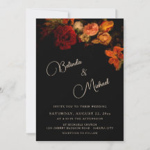 Flores de Arte Fino Casamento Escuro