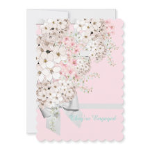 Flores de BRIDE e Festa Rosa de Chá de Lata