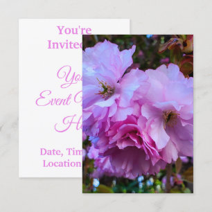 Convites Flores de Flores de Cereja