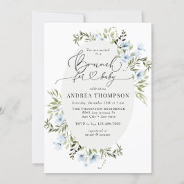 Convites Flores de Inverno | Baby Brunch