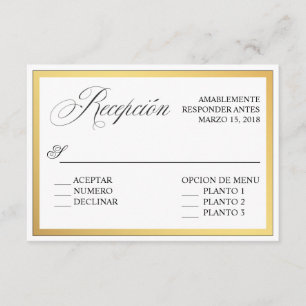 Convites Flores de Letra Elegante para Casamento Resposta e