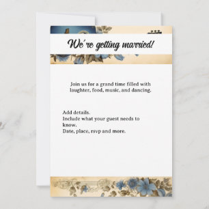 Convites Flores de Notas de Música de Violão