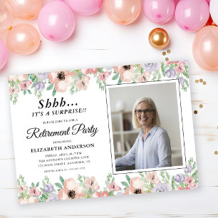 Convites Flores de Pastel Elegantes do Partido da Reforma S