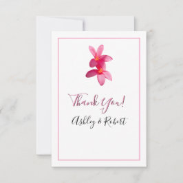 Convites Flores De Plumeria Rosa, Casamento Moderno, Obriga