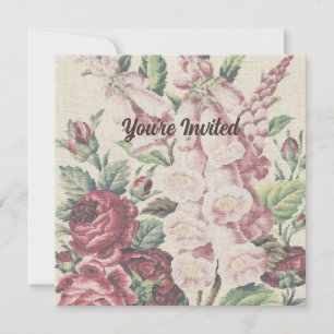 Convites Flores De Ponta Cruzada