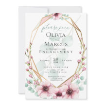 Flores de primavera e Folhagem frescas de noivados