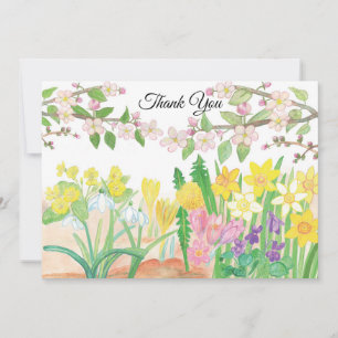 Convites Flores de primavera que Radiam Texto Personalizado