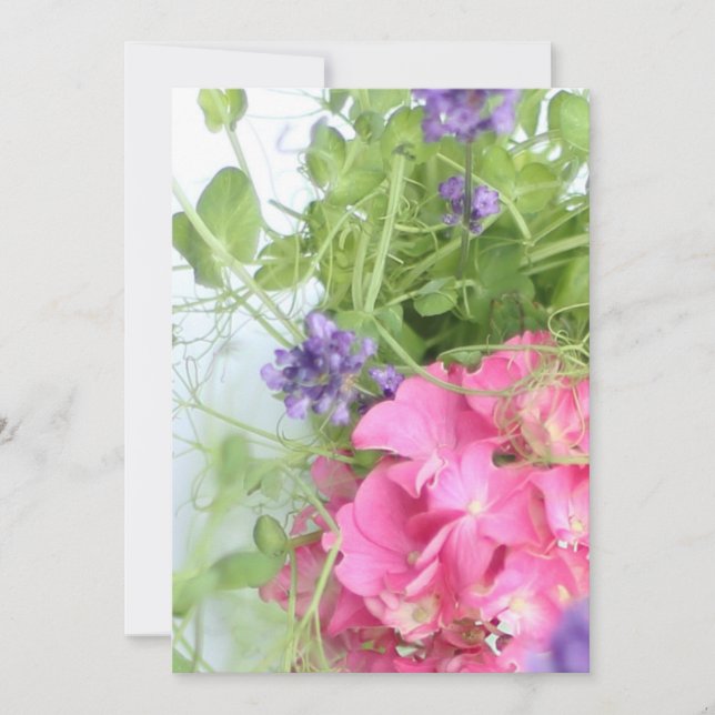 Convites flores de verão (Frente)