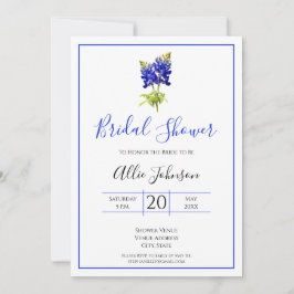 Convites Flores do Texas Bluebonnet, casamento moderno, noi