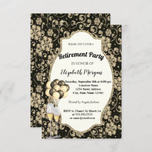 Convites Flores Douradas Vinhos, Balões, Partido da Reforma