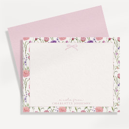 Convites Flores e arcos, nota de placa plana