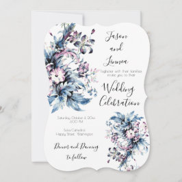 Convites Flores Elegantes Victorianas Amadas Românticas