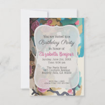 Flores em PAPEL de Aquarela e OPÇÕES DE TAMANHO - 